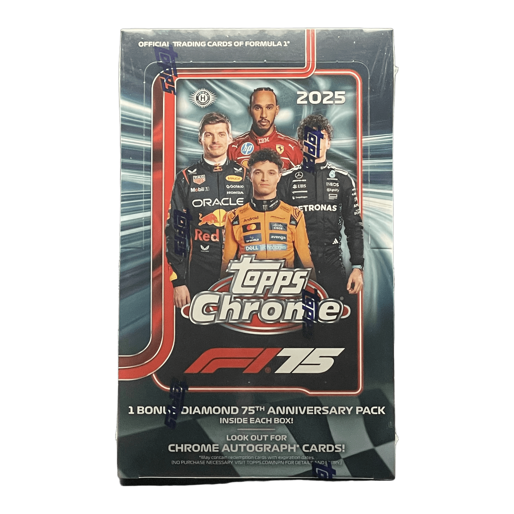 2025 Topps Chrome Formula 1 Racing Hobby Box - 887521146062 - Library of Cards