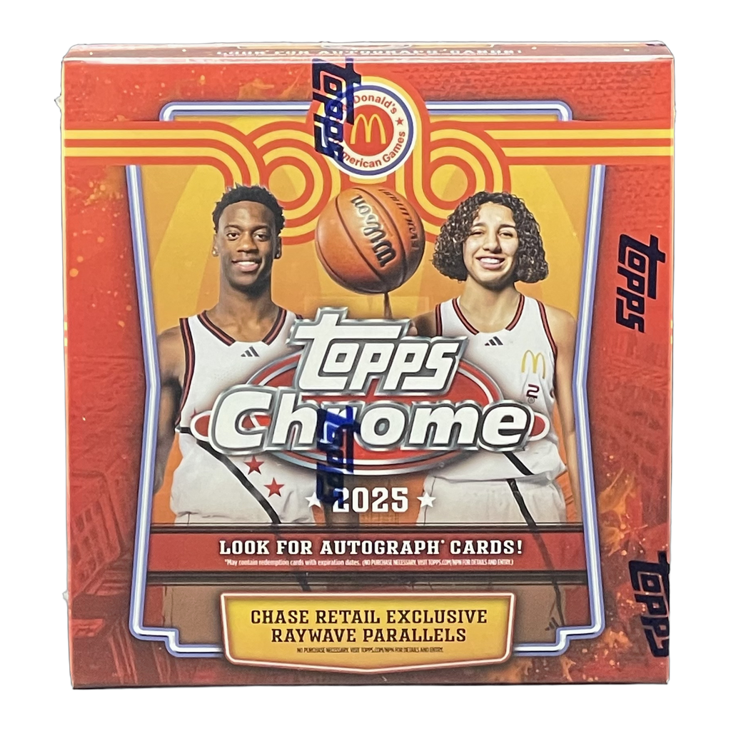 2025 Topps Chrome McDonald's All - American Basketball Mega Box - 887521148684 - Library of Cards