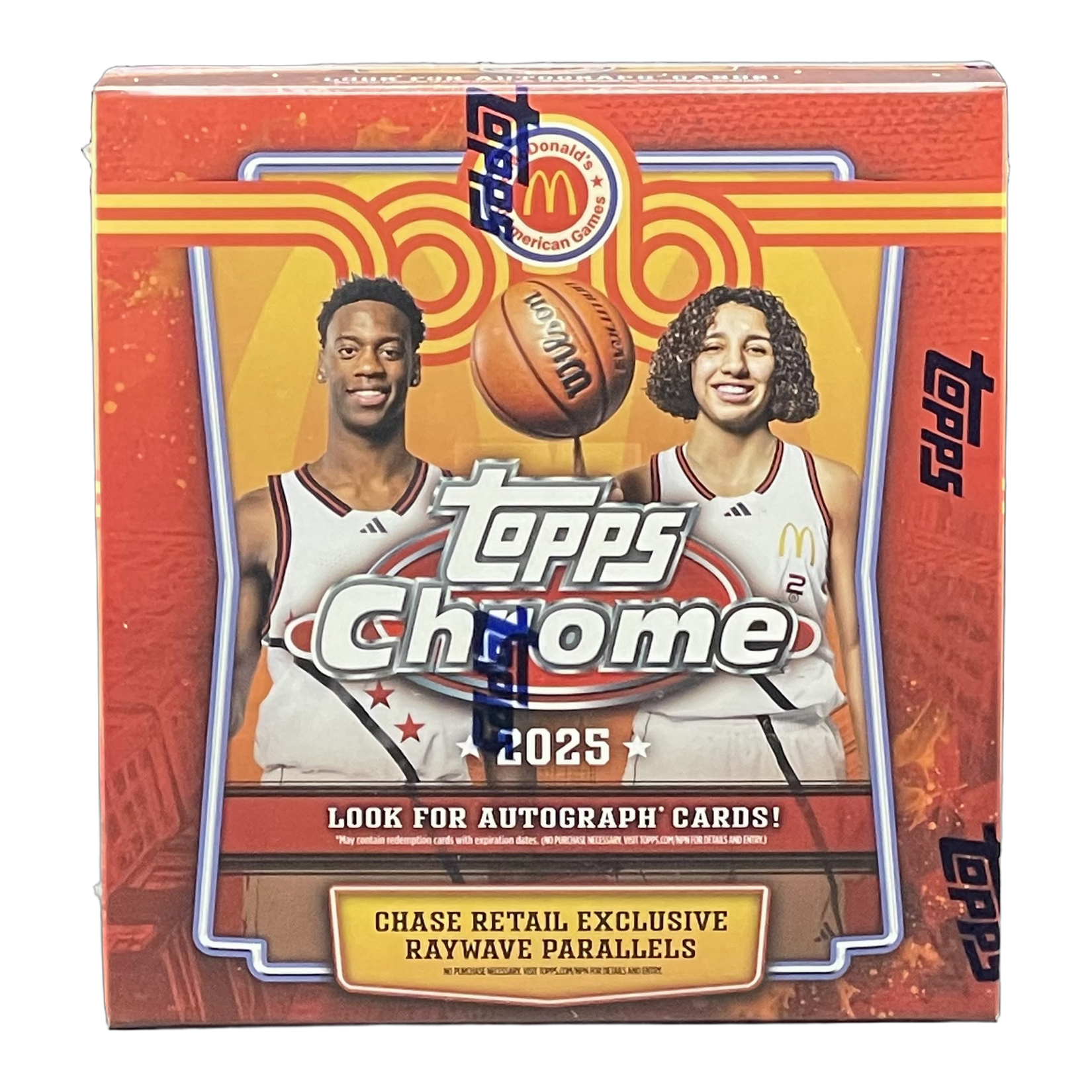 2025 Topps Chrome McDonald's All - American Basketball Mega Box - 887521148684 - Library of Cards