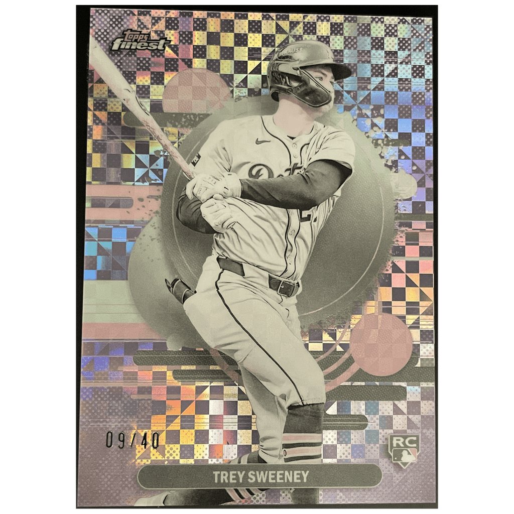 2025 Topps Finest Baseball Trey Sweeney RC Uncommon Pearl Refractor /40 - FALSE - Library of Cards
