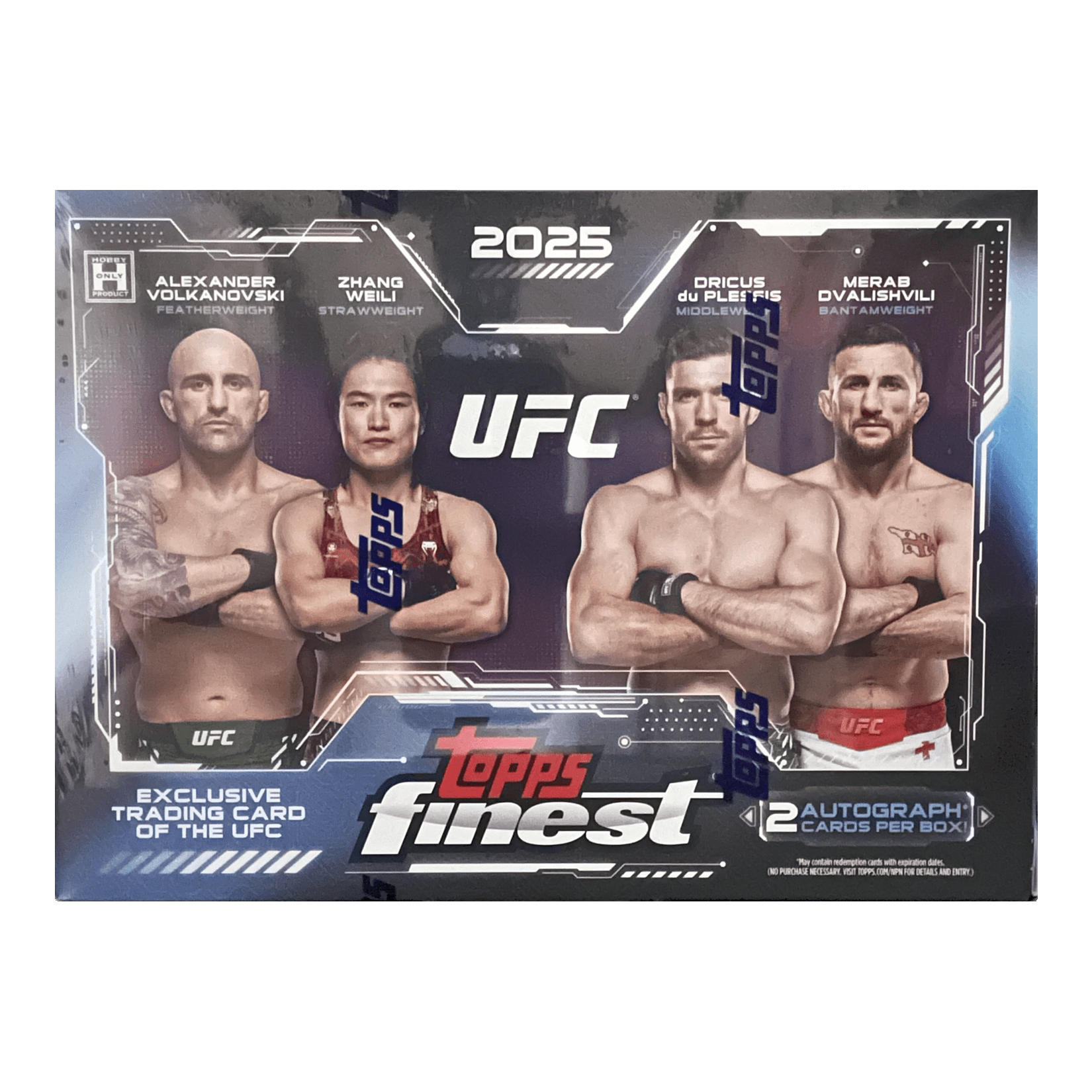 2025 Topps Finest UFC Hobby Box -  - Library of Cards