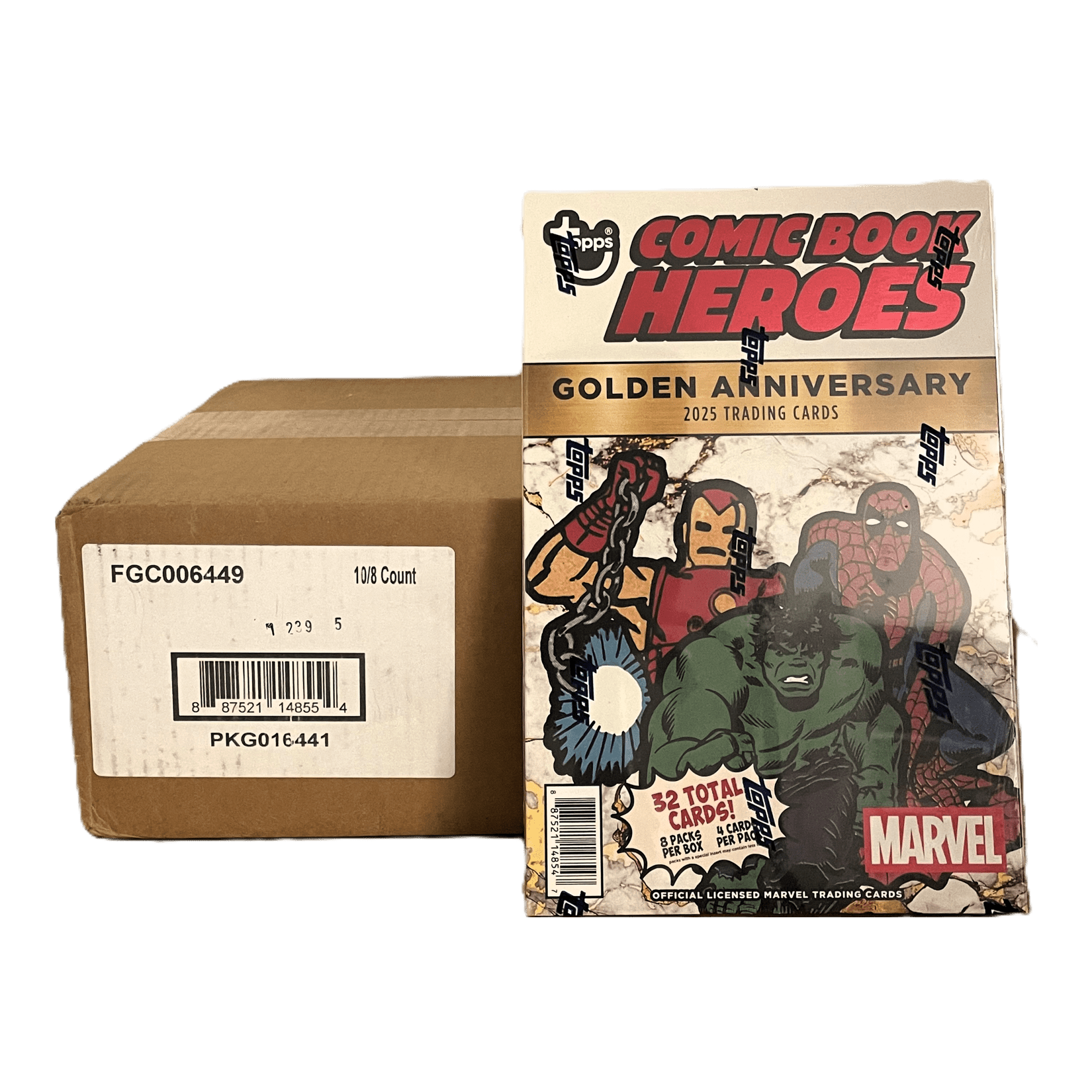 2025 Topps Marvel Comic Book Heroes 1975 Golden Anniversary Hobby Box Case - Library of Cards