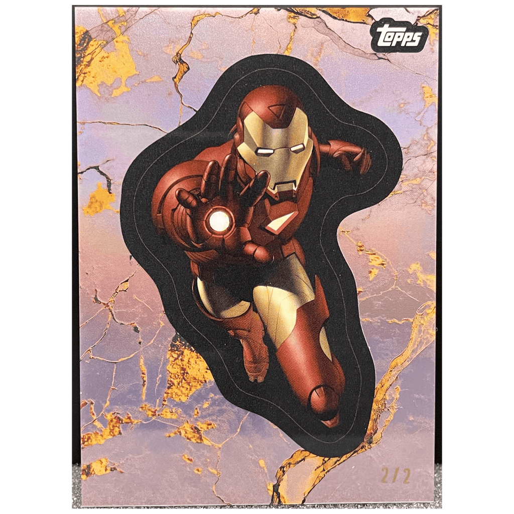 2025 Topps Marvel Comic Book Heroes 1975 Golden Anniversary Iron Man 90 Rose Gold 2/2 -  - Library of Cards