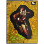 2025 Topps Marvel Comic Book Heroes 1975 Golden Anniversary Marvel Iron Man The 2000s Gold Mini - Diamonds Refractor /199 - FALSE - Library of Cards