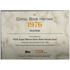 2025 Topps Marvel Comic Book Heroes 1975 Golden Anniversary Marvel Volstagg 1976 Electrum Refractor /99 - FALSE - Library of Cards