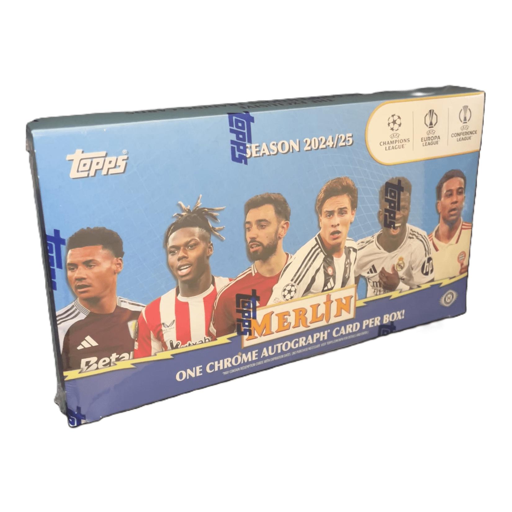 2025 Topps Merlin UEFA Club Hobby Box - 887521144136 - Library of Cards