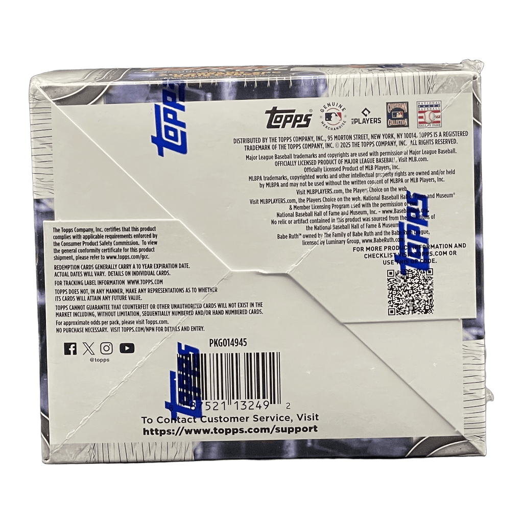 2025 Topps Series 1 Baseball Retail Box - 887521132492 - Library of Cards
