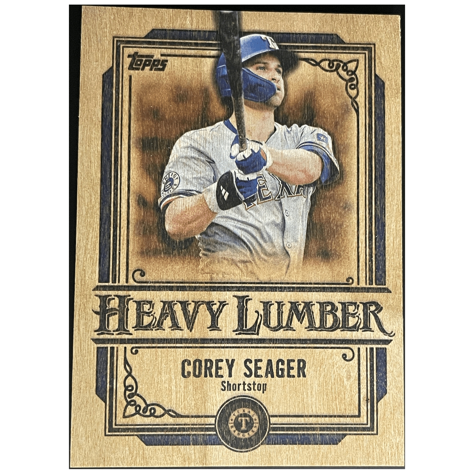 2025 Topps Series 2 Baseball Corey Seager Heavy Lumber - FALSE - Library of Cards