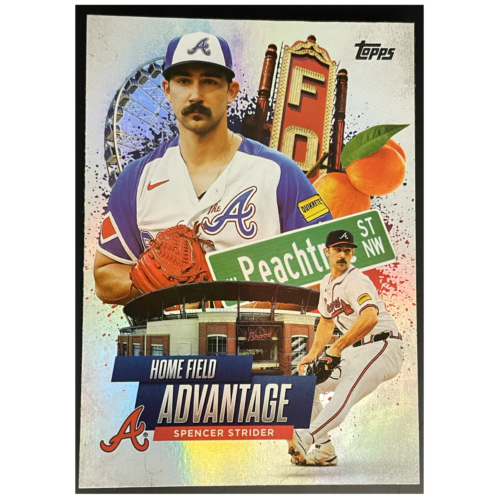 2025 Topps Series 2 Baseball Spencer Strider Home Field Advantage - FALSE - Library of Cards