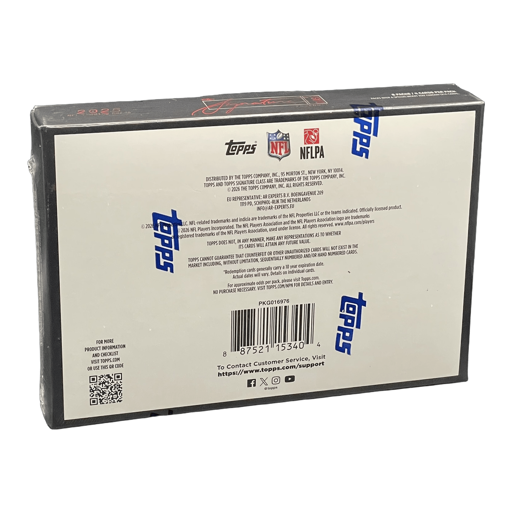 2025 Topps Signature Class Football Hobby Box - 887521153404 - Library of Cards