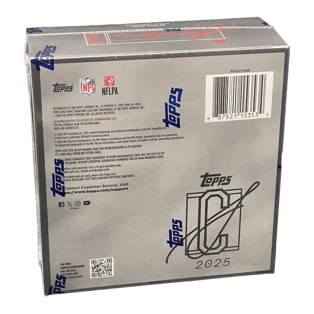 2025 Topps Signature Class Football Mega Box - 887521153534 - Library of Cards