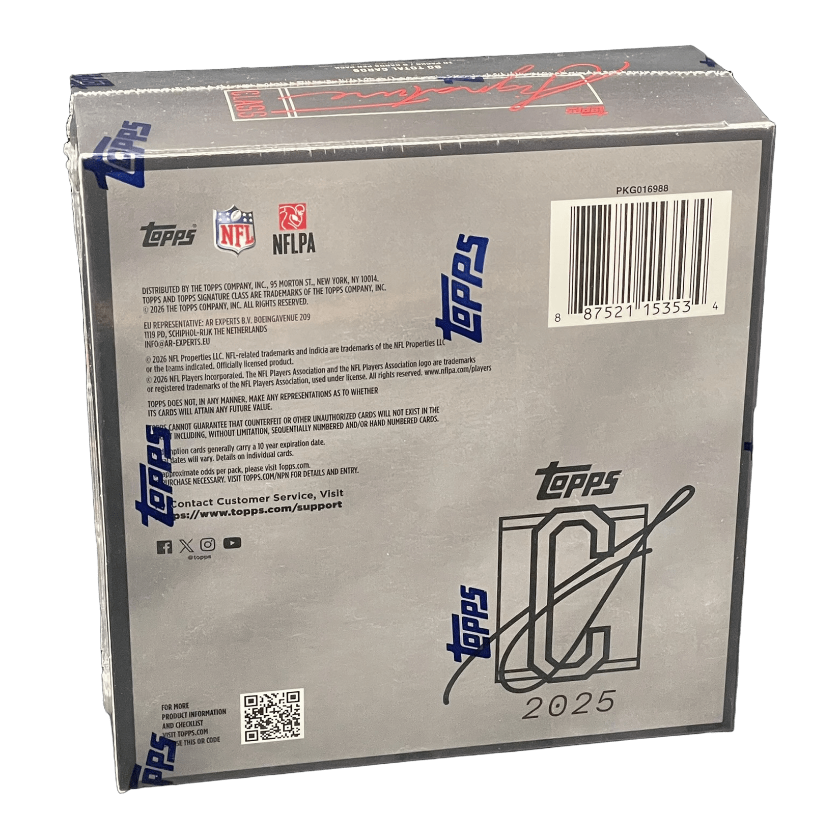 2025 Topps Signature Class Football Mega Box - 887521153534 - Library of Cards