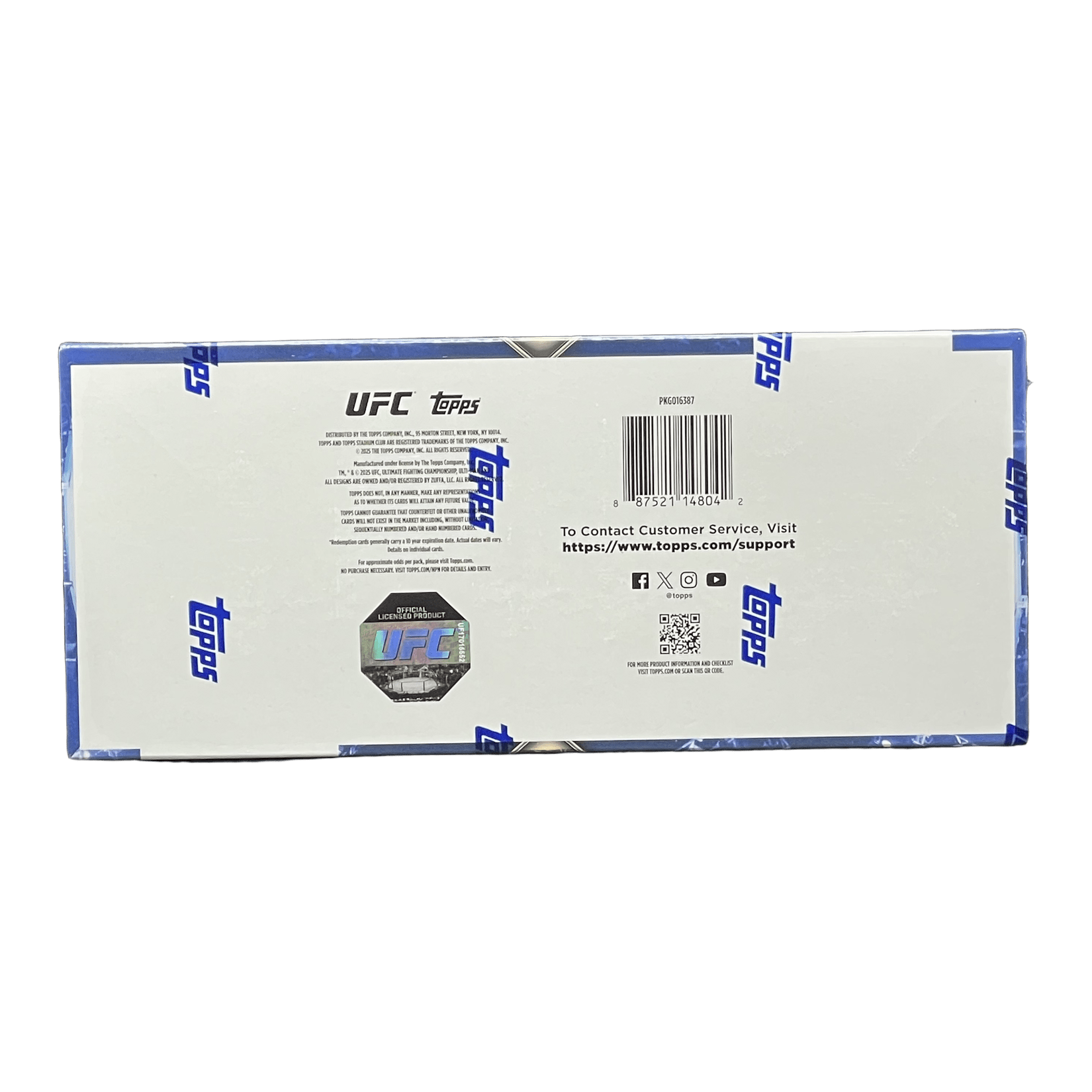 2025 Topps Stadium Club UFC Hobby Box - 887521148042 - Library of Cards