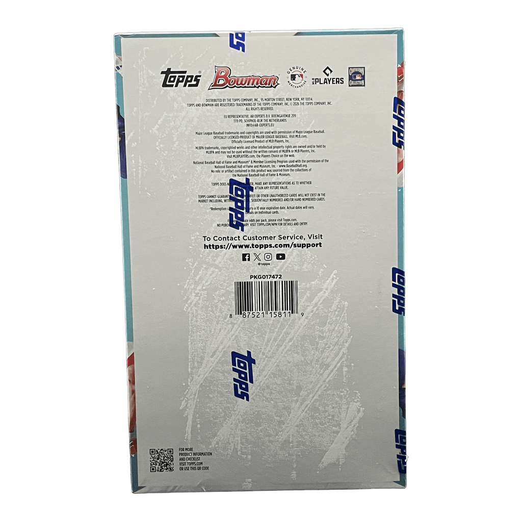 2026 Bowman Baseball Hobby Box - 887521158119 - Library of Cards