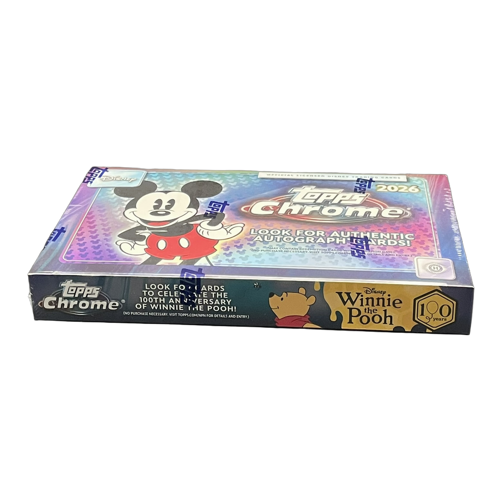 2026 Topps Chrome Disney Hobby Box - 887521157525 - Library of Cards