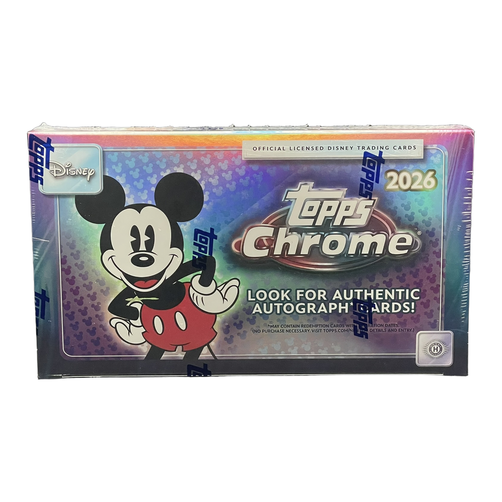 2026 Topps Chrome Disney Hobby Box - 887521157525 - Library of Cards