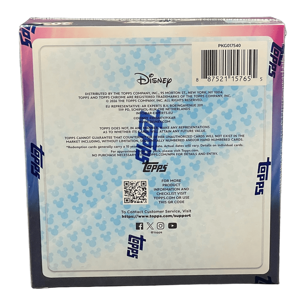 2026 Topps Chrome Disney Mega Box - 887521157655 - Library of Cards