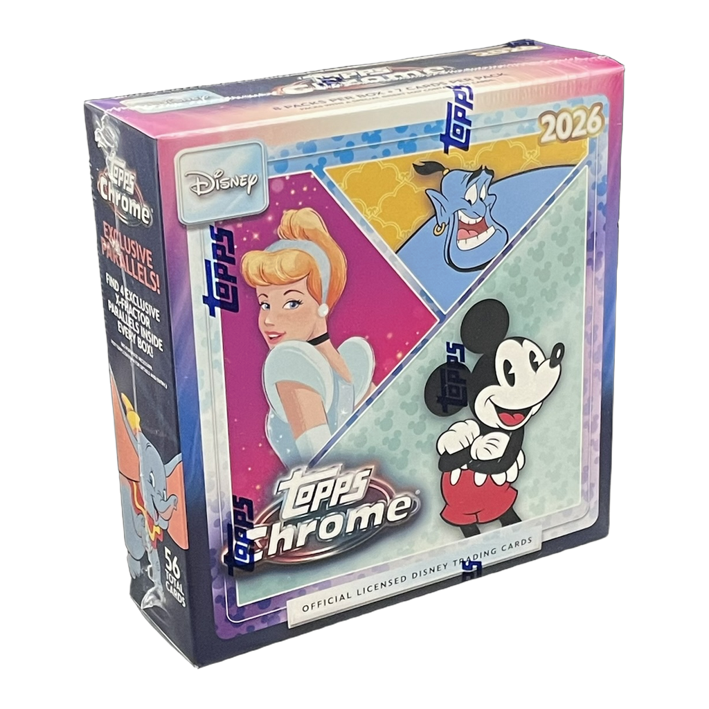 2026 Topps Chrome Disney Mega Box - 887521157655 - Library of Cards
