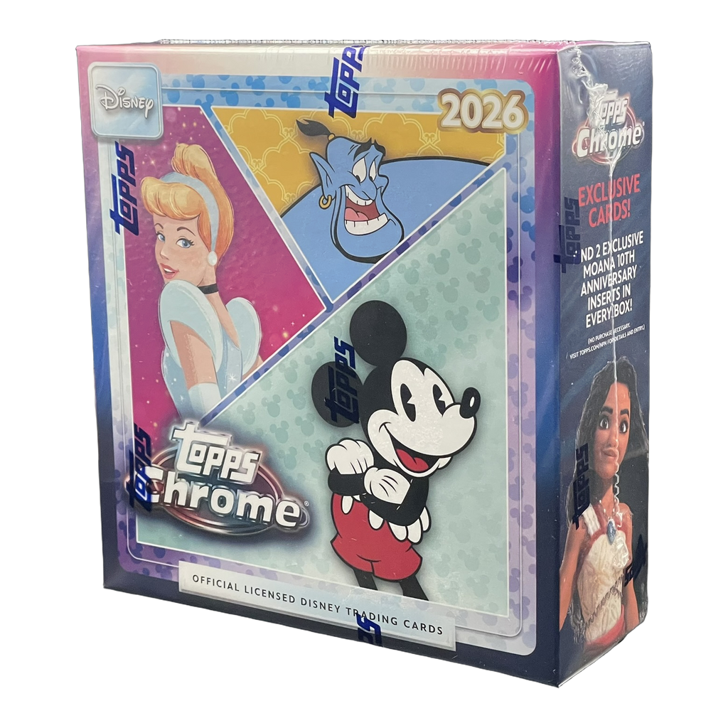 2026 Topps Chrome Disney Mega Box - 887521157655 - Library of Cards