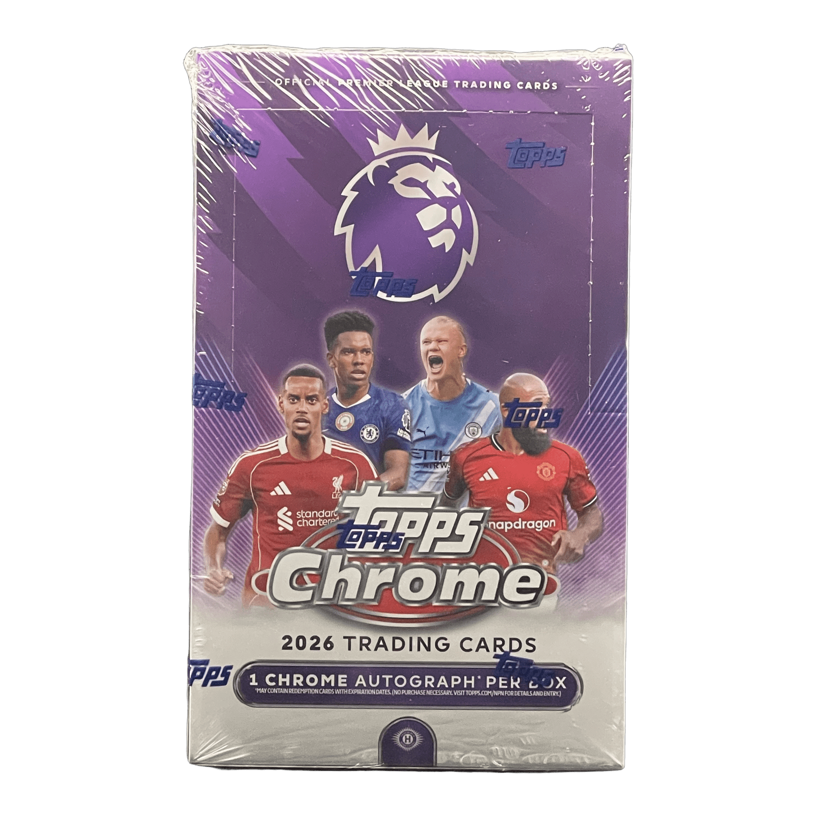 2026 Topps Chrome Premier League Soccer Hobby Box - 5053307078611 - Library of Cards