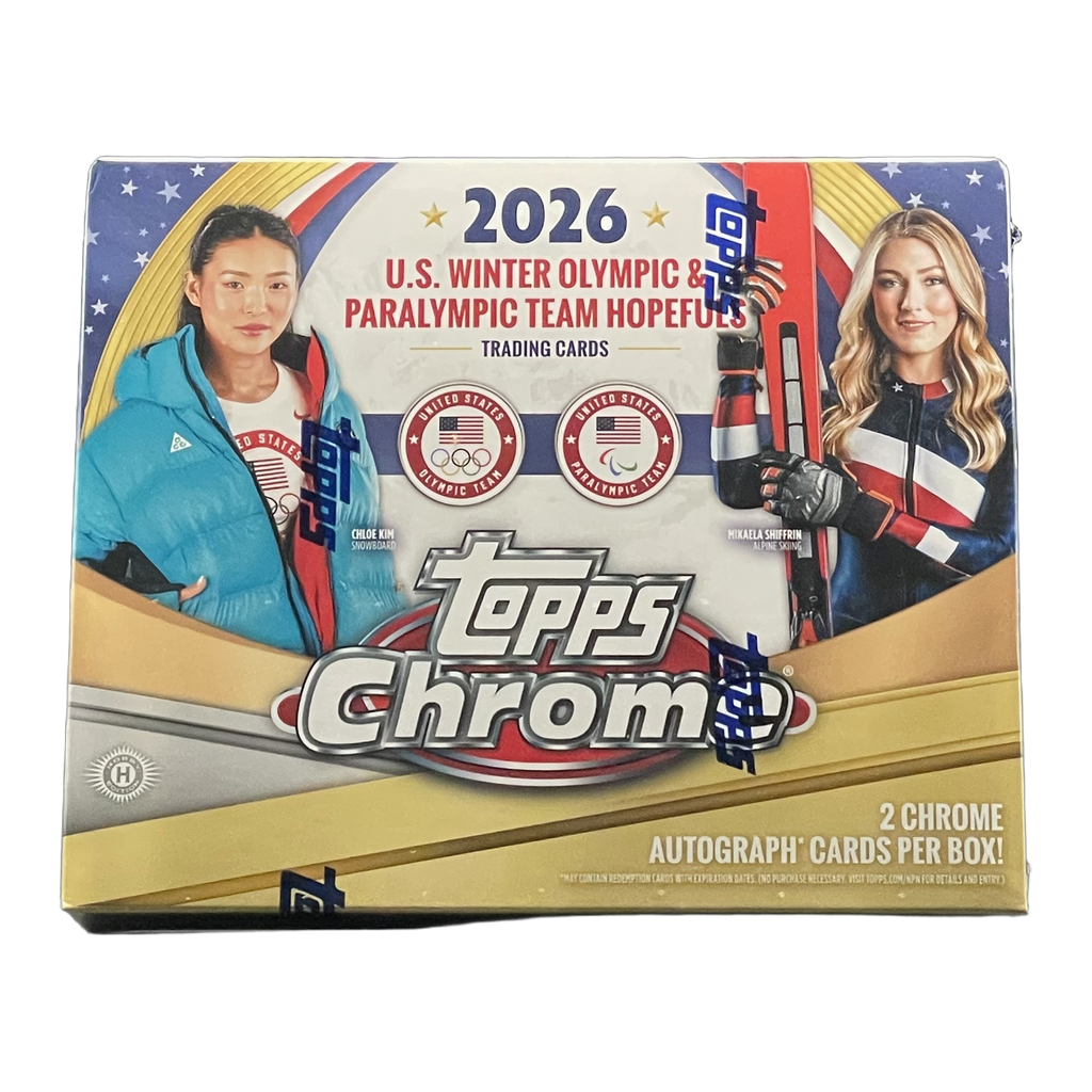 2026 Topps Chrome U.S. Winter Olympics & Paralympic Team Hopefuls Hobby Box - 887521153121 - Library of Cards