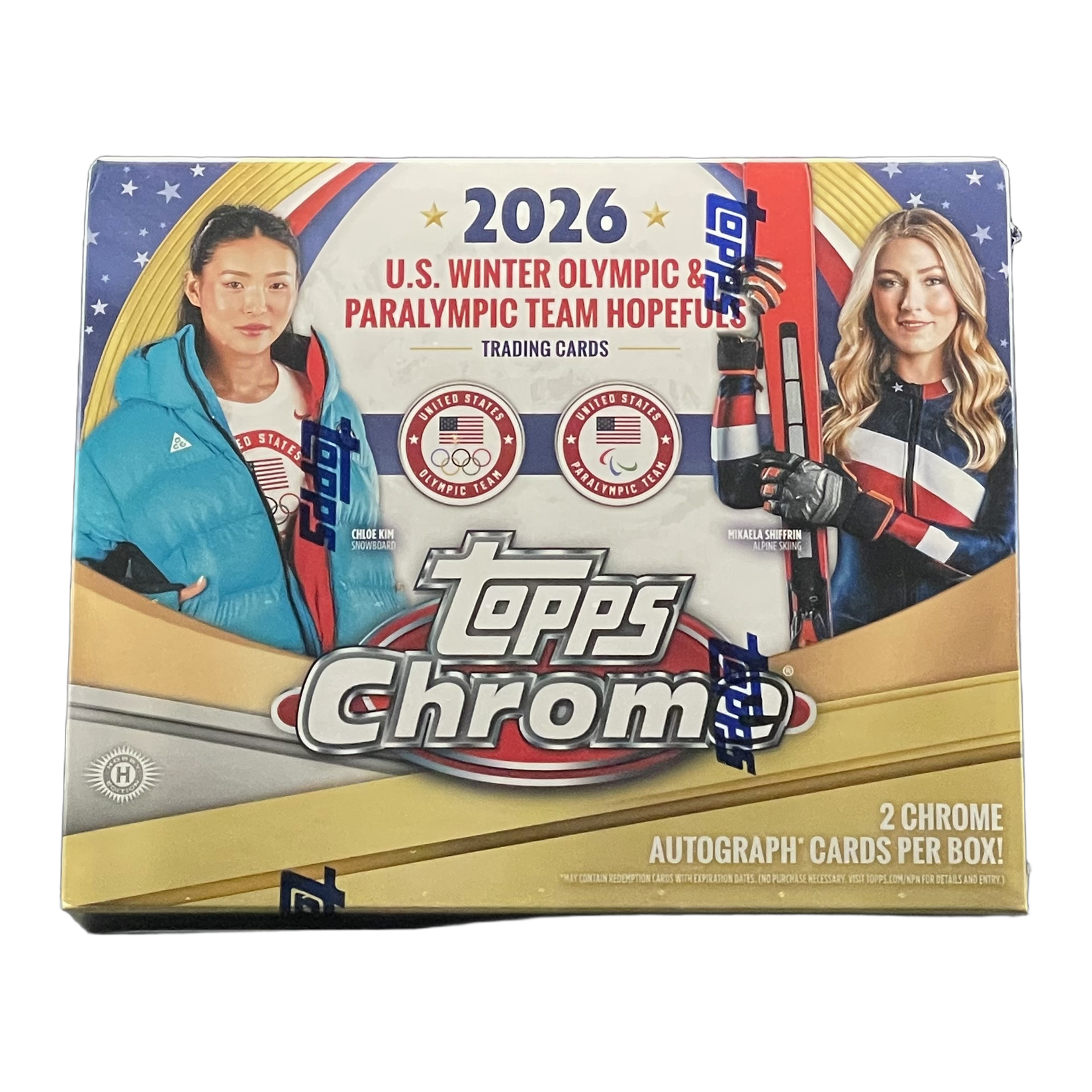 2026 Topps Chrome U.S. Winter Olympics & Paralympic Team Hopefuls Hobby Box - 887521153121 - Library of Cards