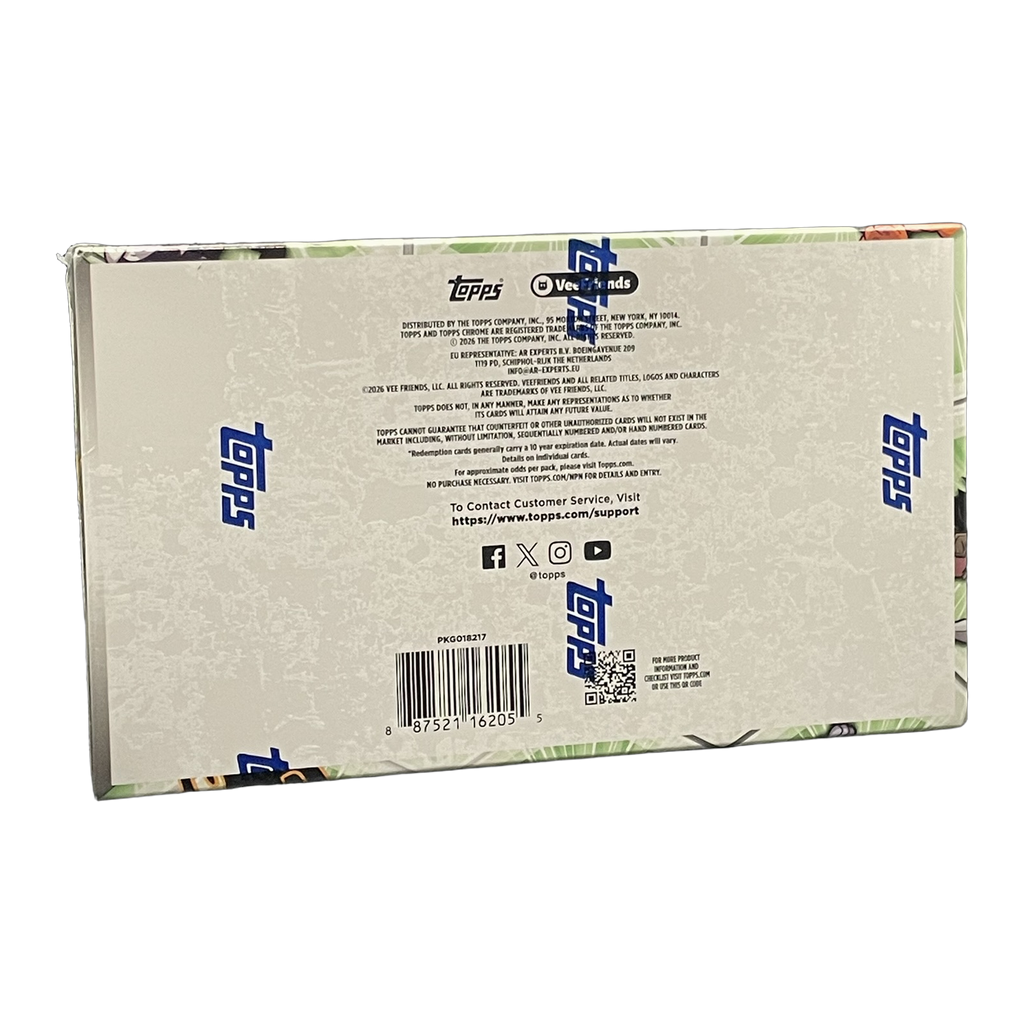 2026 Topps Chrome VeeFriends Hobby Box - Back