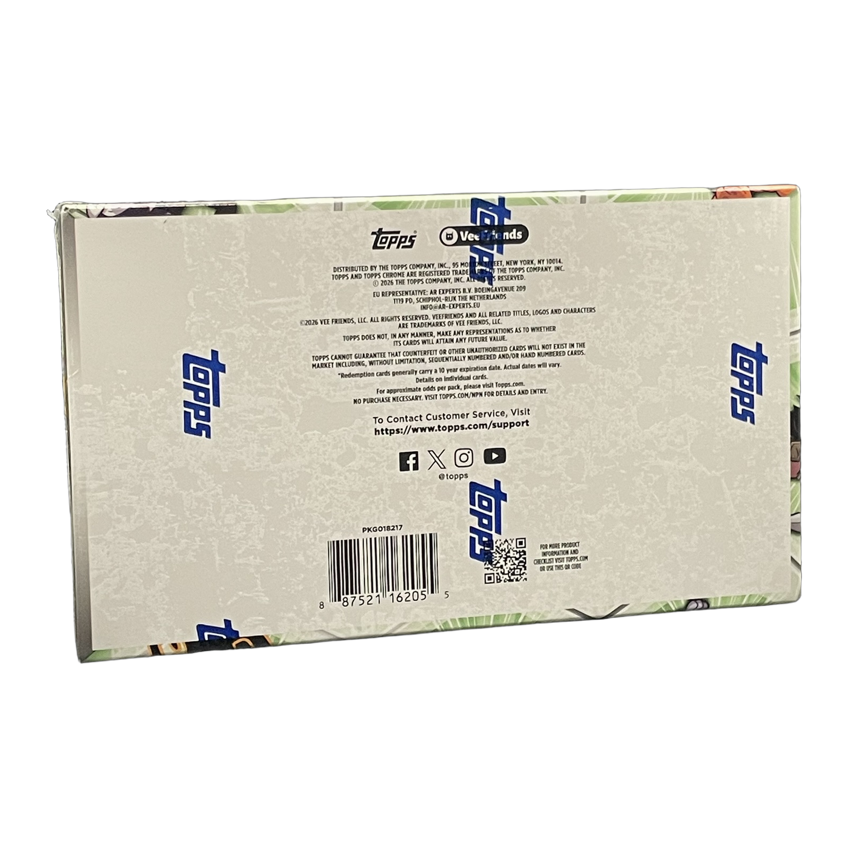 2026 Topps Chrome VeeFriends Hobby Box - Back