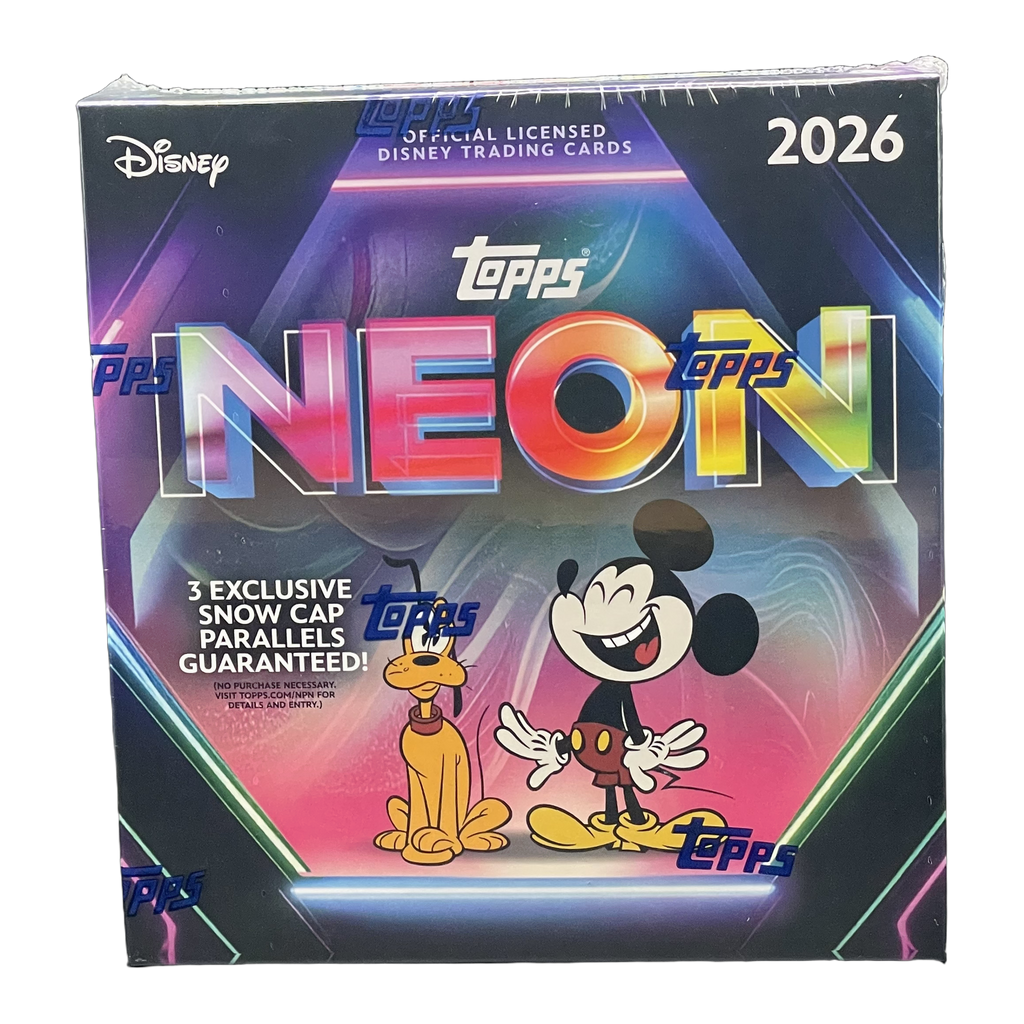 2026 Topps Disney Neon Mega Box - 887521154203 - Library of Cards