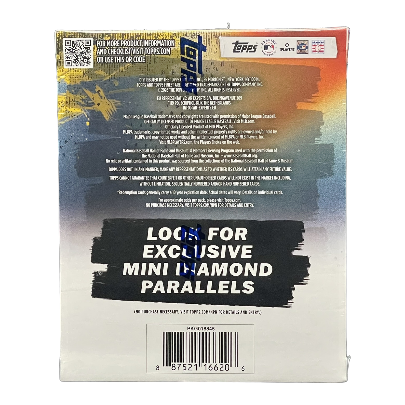 2026 Topps Finest Baseball Mega Box - Back