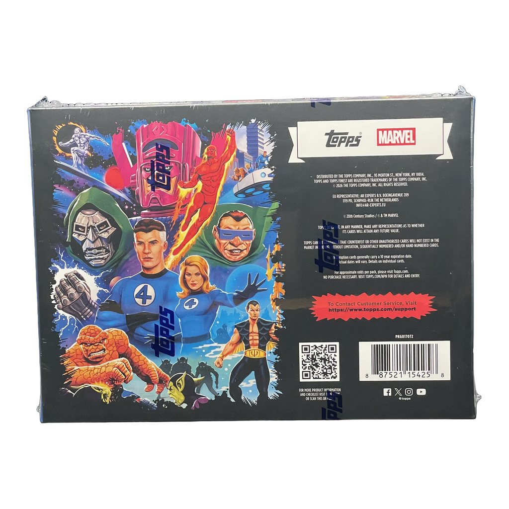 2026 Topps Finest Fantastic Four Hobby Box - 87521154258 - Library of Cards