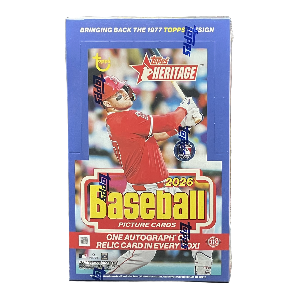 2026 Topps Heritage Baseball Hobby Box - 887521155187 - Library of Cards