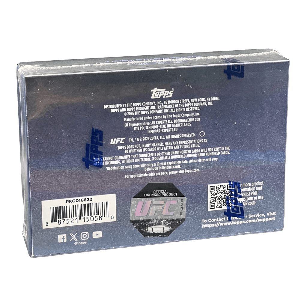 2026 Topps Midnight UFC Hobby Box - 887521150588 - Library of Cards