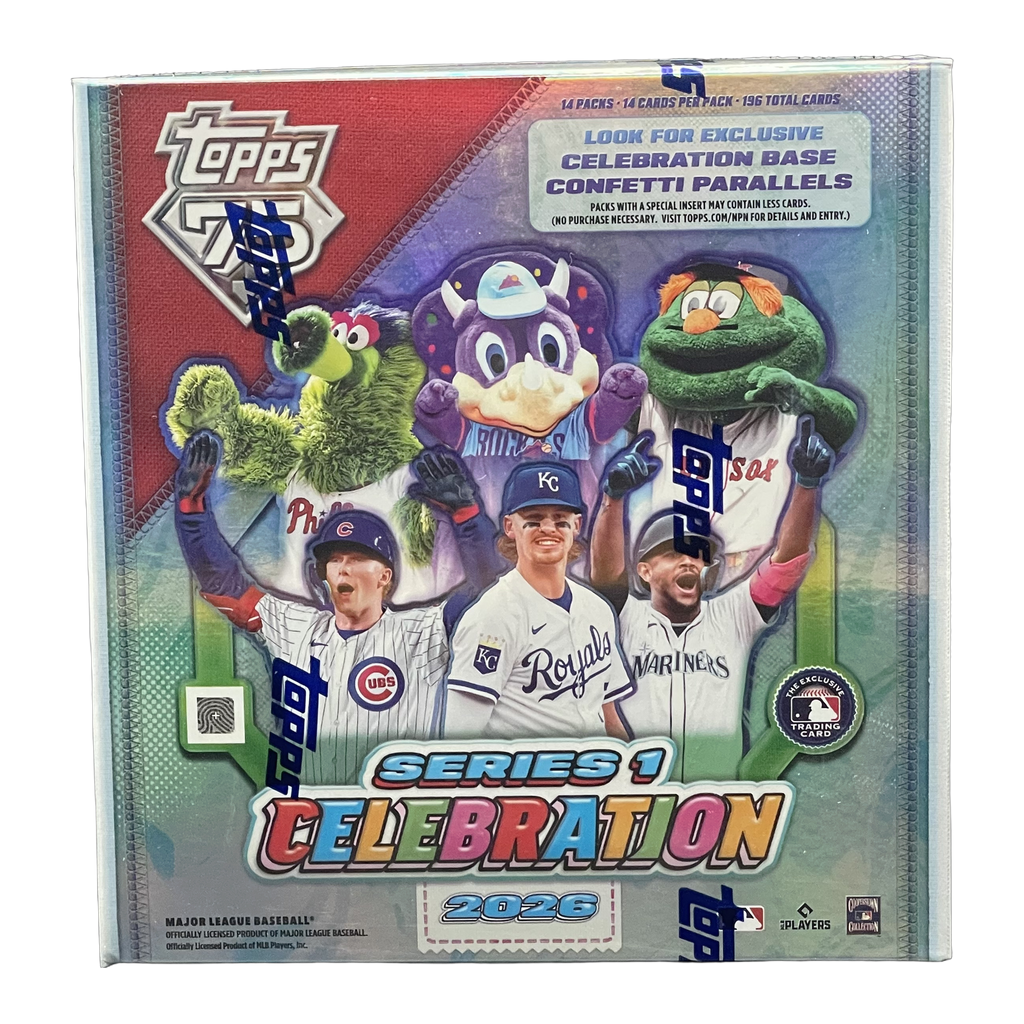 2026 Topps Series 1 Baseball Celebration Mega Box - 887521155071 - Library of Cards