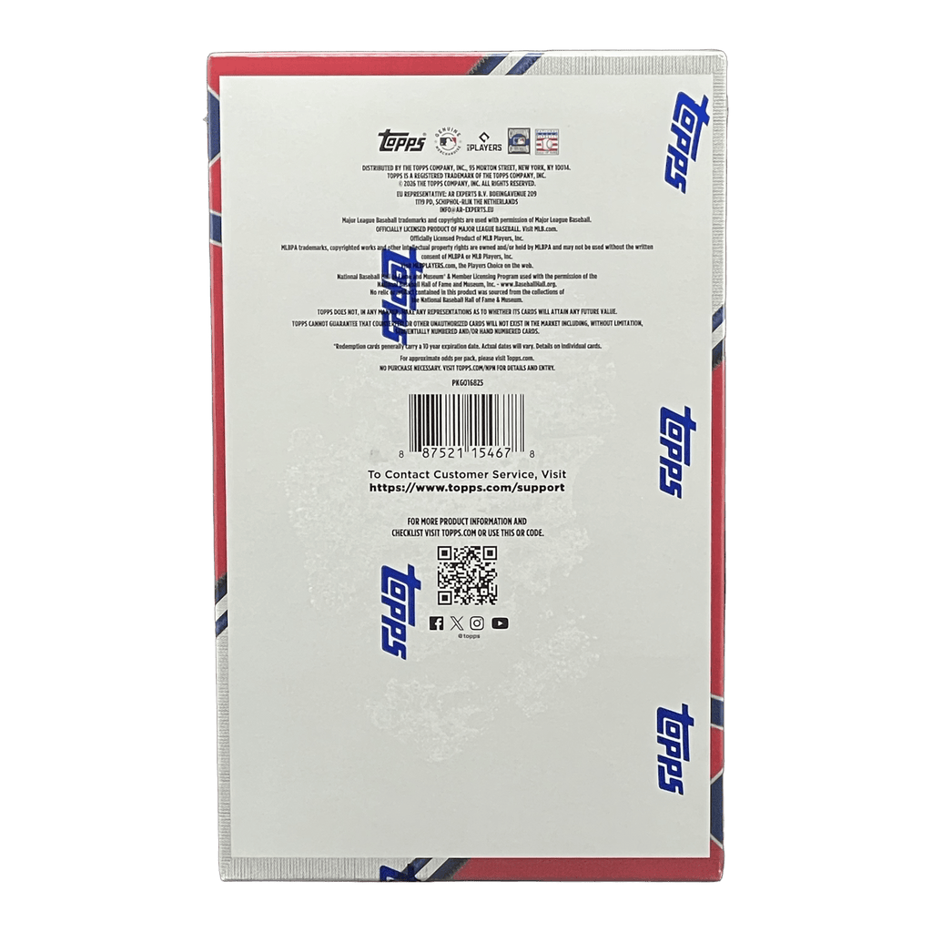 2026 Topps Series 1 Baseball Hobby Box - 887521154678 - Library of Cards
