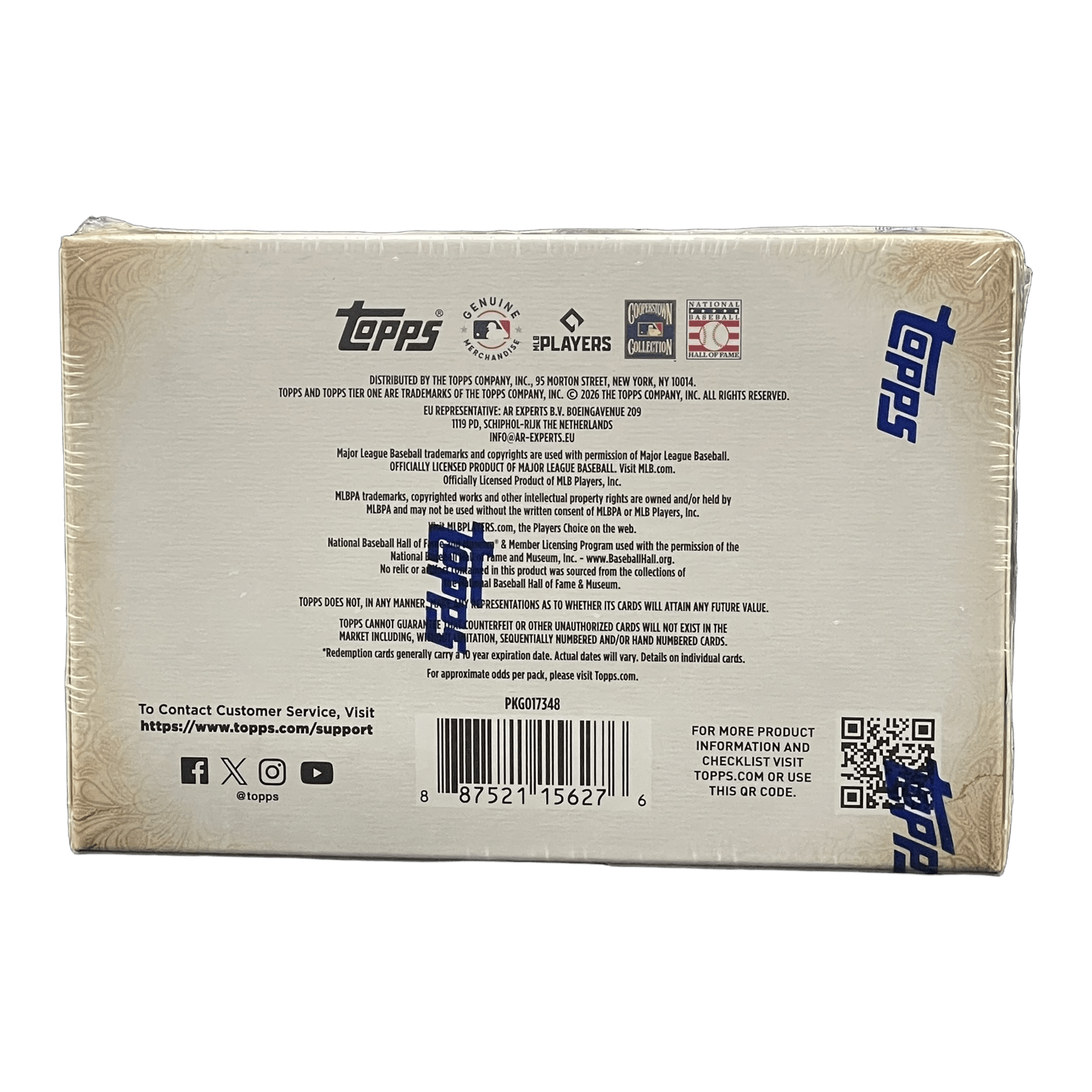 2026 Topps Tier One Baseball Hobby Box - 887521156276 - Library of Cards